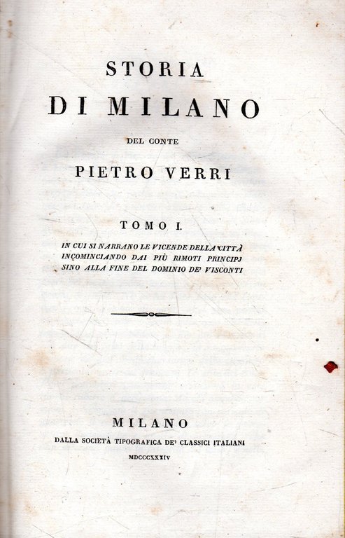 Storia di Milano (2 tomi)