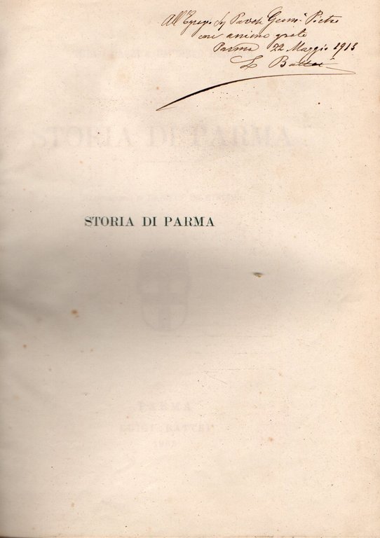 Storia di Parma. Illustrazioni di Daniele De Stroebel