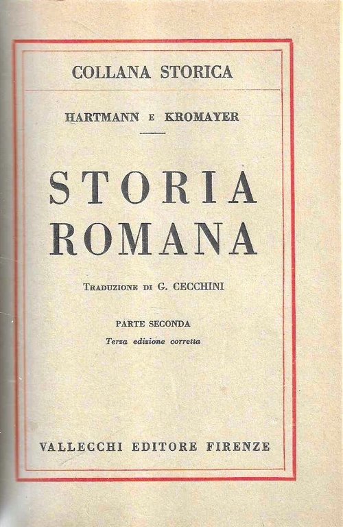 Storia Romana (Parte prima e Parte seconda)