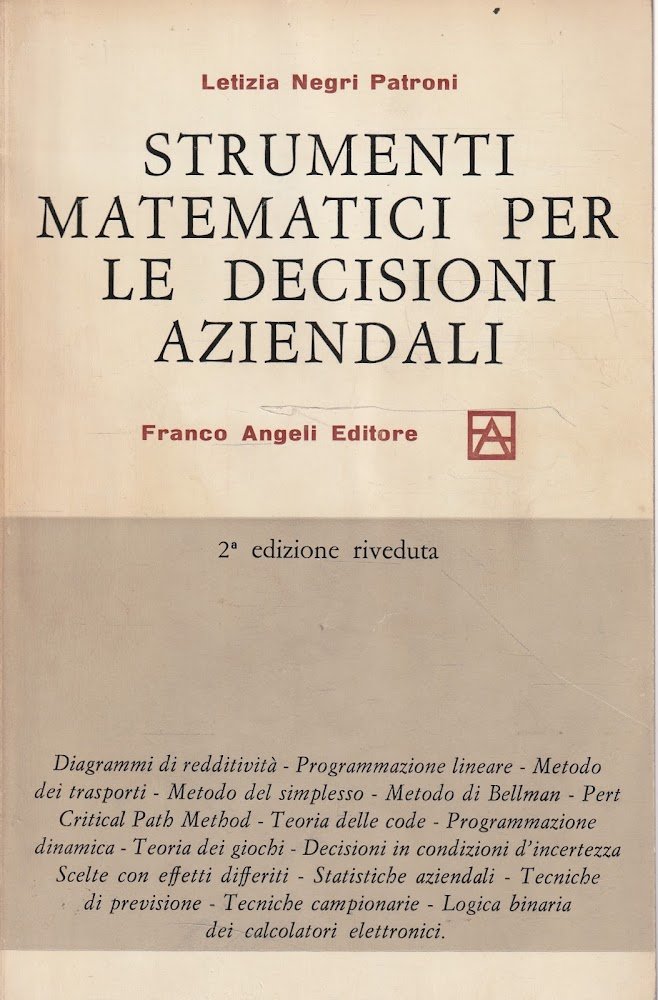 Strumenti matematici per le decisioni aziendali