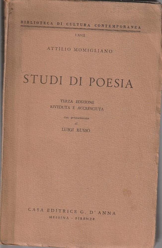 Studi di poesia