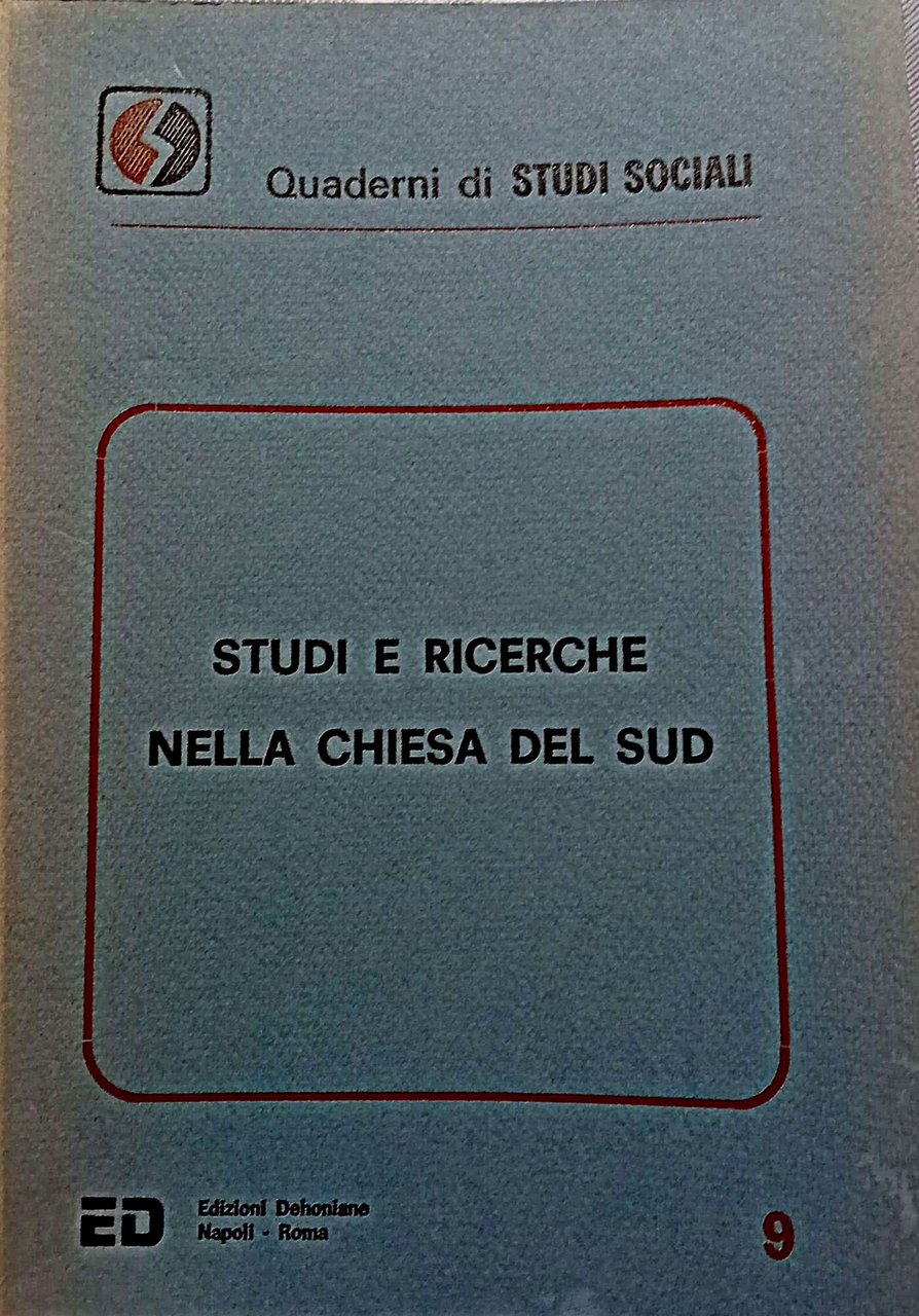Studi e ricerche nella Chiesa del sud : l'impegno pastorale … | Immagine principale