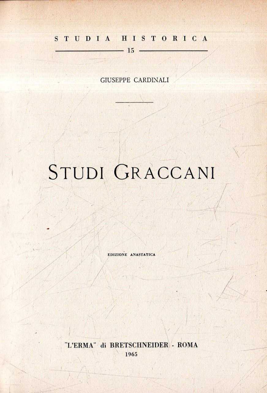 Studi graccani