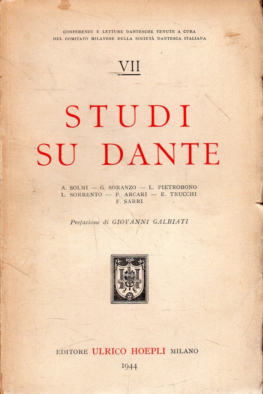 Studi su Dante