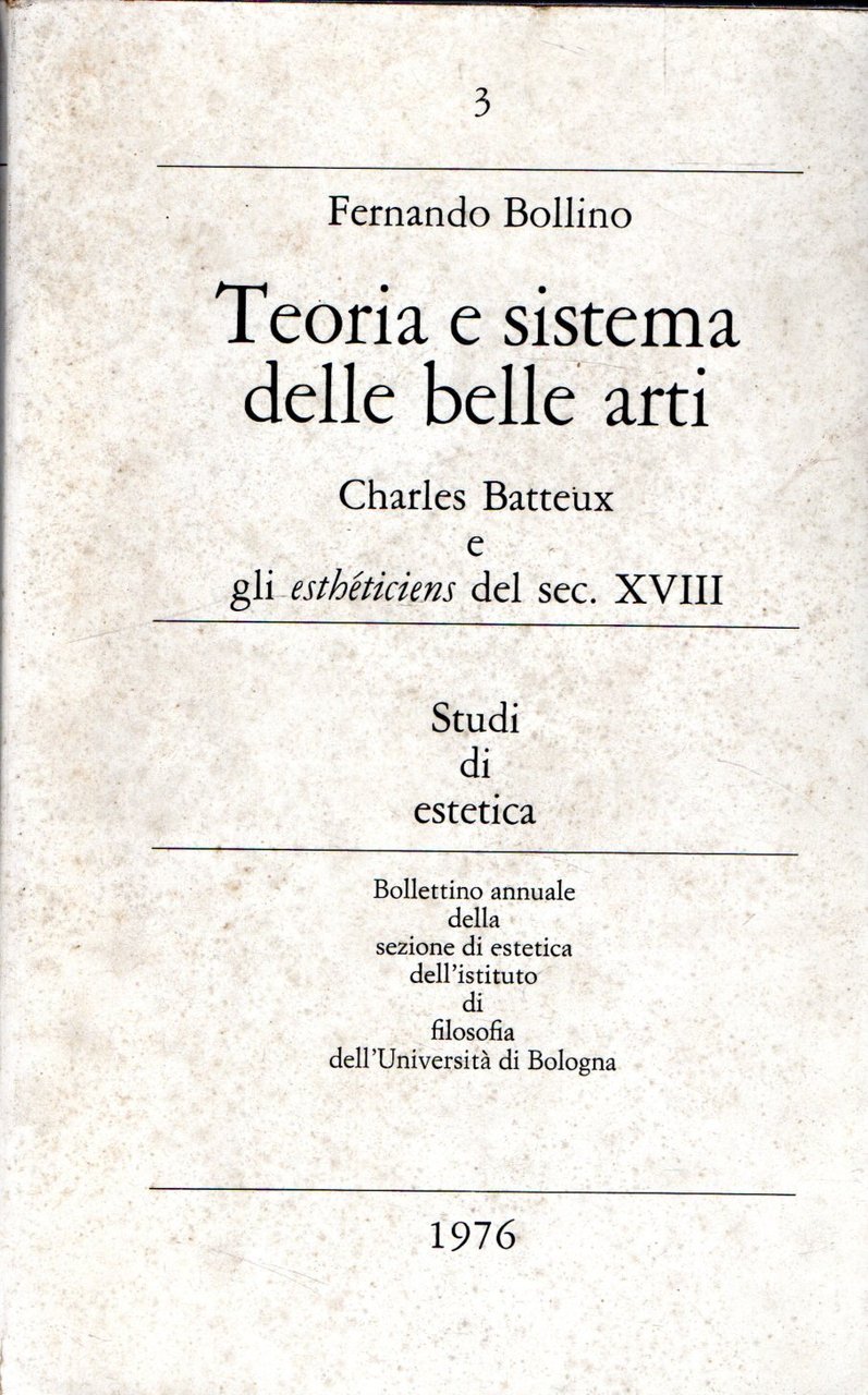 Teoria e sistema delle belle arti. Charles Batteux e gli …