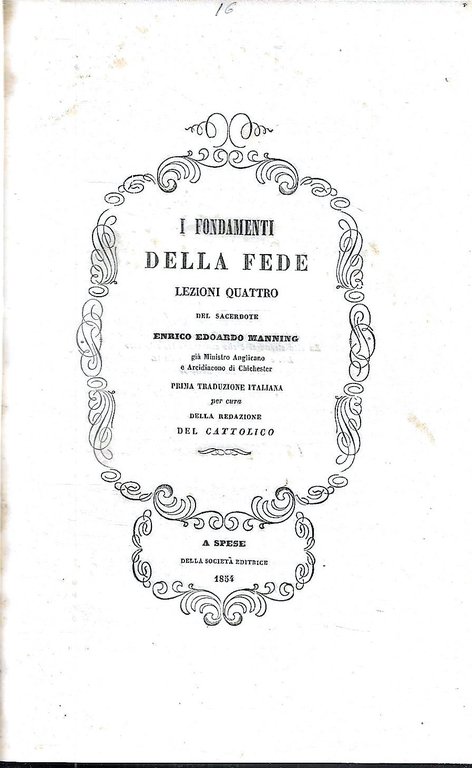 Tesoro cattolico delle opere filosofiche e scientifiche, Vol.1: I fondamenti … | Immagine Gallery 2