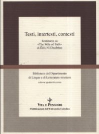 Testi, intertesti, contesti : Seminario su The wife of Bath …