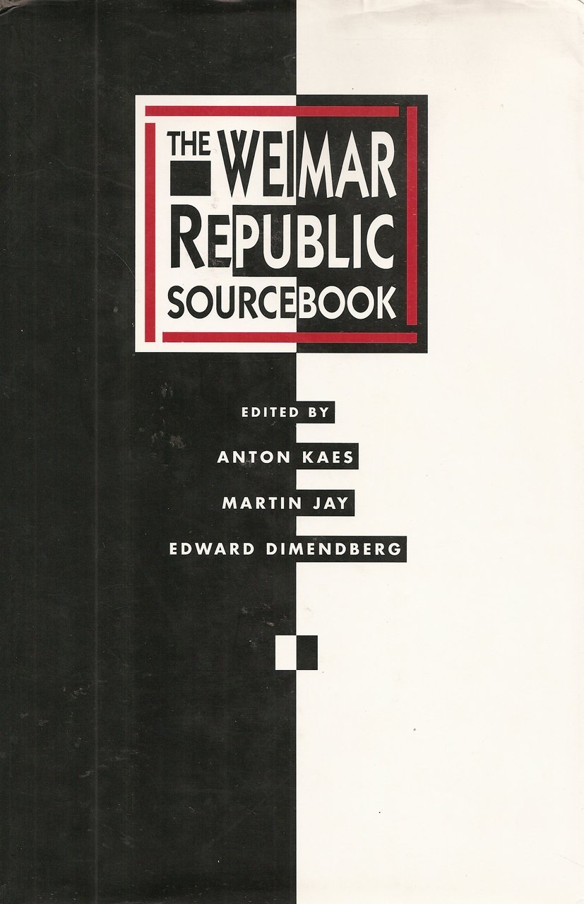 The Weimar Republic Sourcebook | Immagine principale