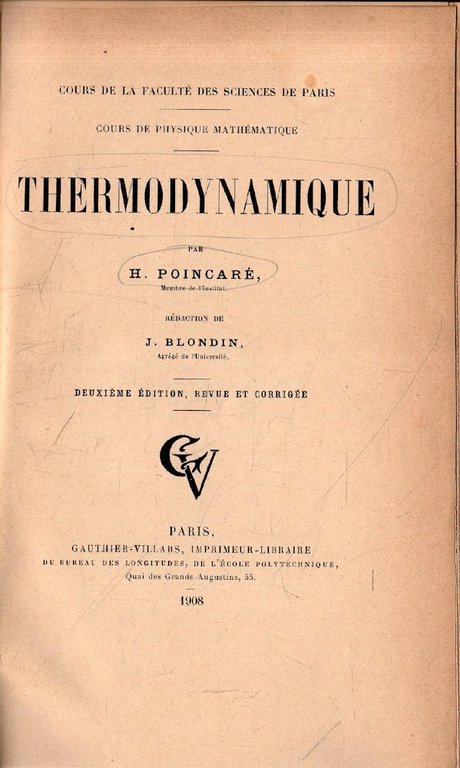 Thermodynamique