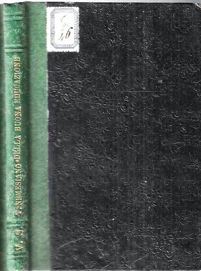 Tionide Nemesiano al giovine Conte di Leone: De' mezzi per … | Immagine principale