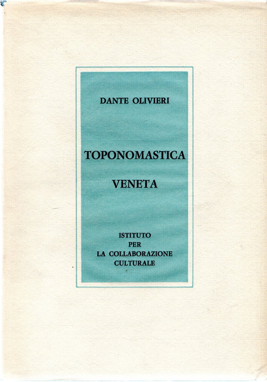 Toponomastica veneta | Immagine principale