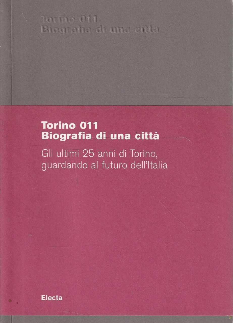 Torino 011: biografia di una città : saggi | Immagine principale