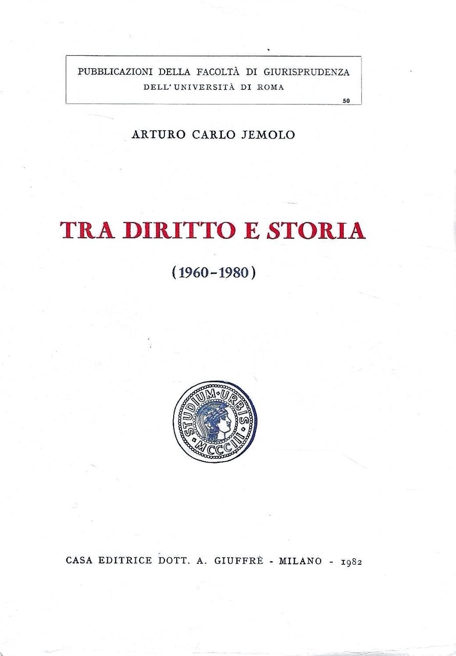 Tra diritto e storia (1960-1980)