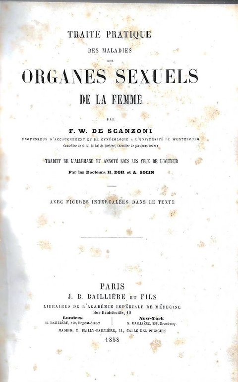 Traité Pratique des Maladies des Organes Sexuels de la Femme | Immagine Gallery 2