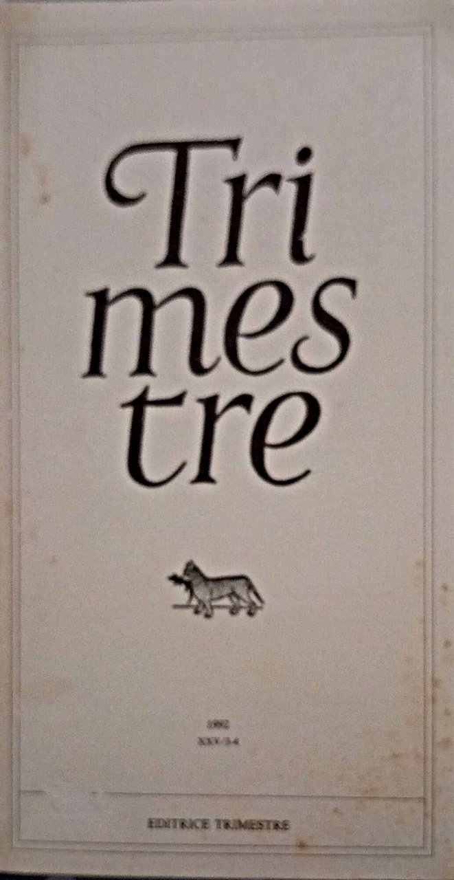 Trimestre - Cent'anni di storia sindacale a Teramo, Studi 1992 … | Immagine principale