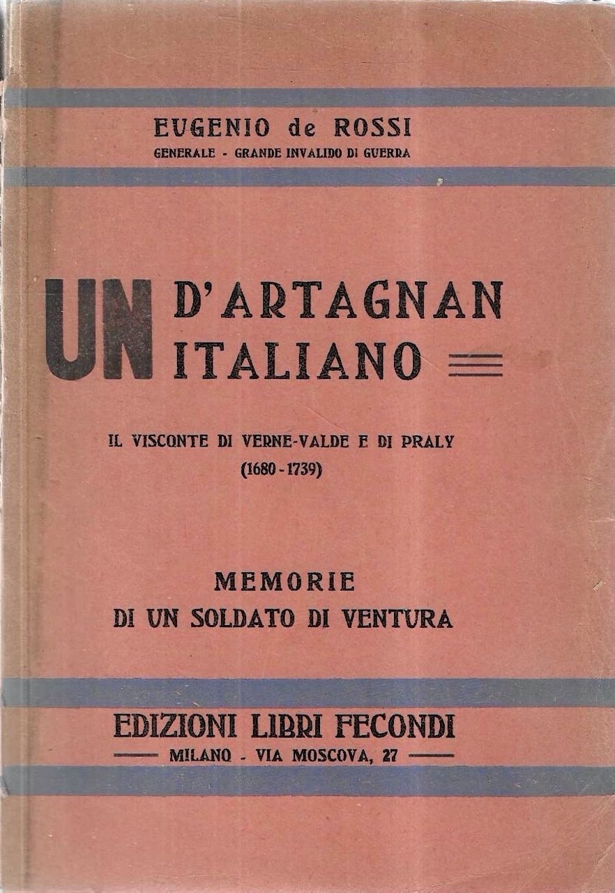 Un d'Artagnan italiano. Il Visconte di Verne-Valde e di Praly … | Immagine principale