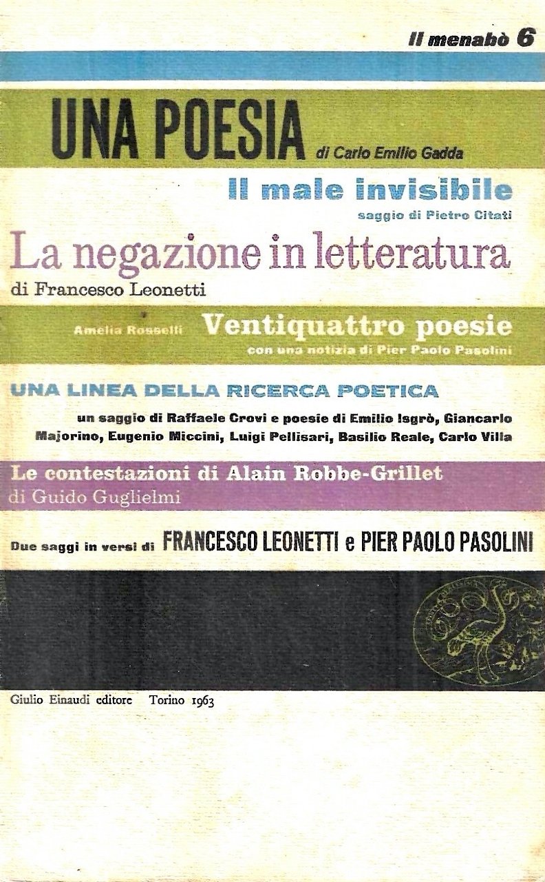 Una poesia - La negazione in letteratura - Una linea …