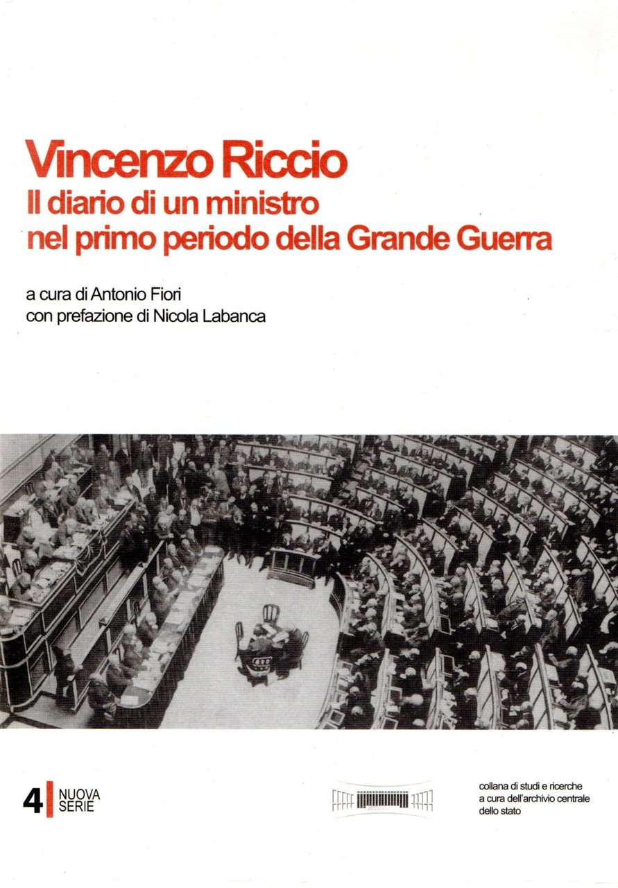 VINCENZO RICCIO:IL DIARIO DI UN MINISTRO NEL PRIMO PERIODO DELLA …