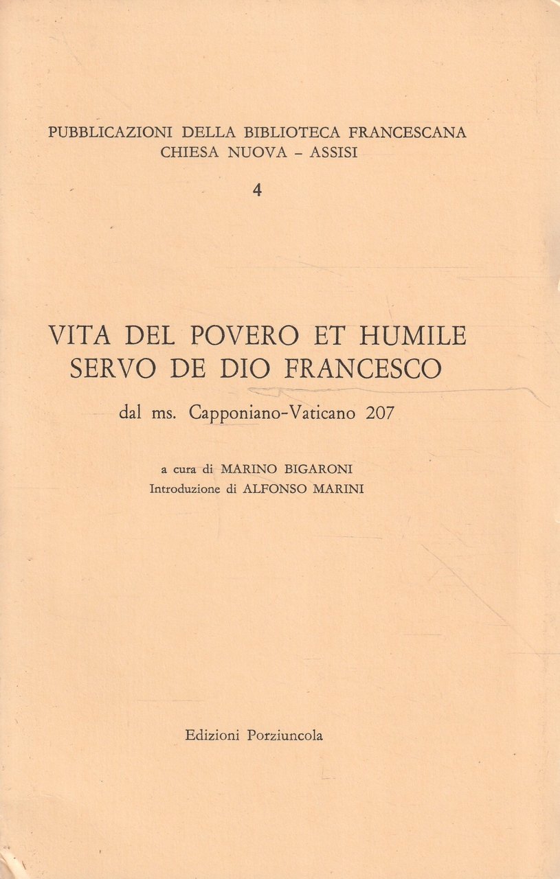 Vita del povero et humile servo de Dio Francesco dal …