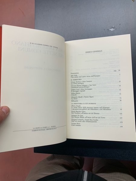 STORIA DELL'ALTIPIANO DEI SETTE COMUNI. TERRITORIO E ISTITUZIONI