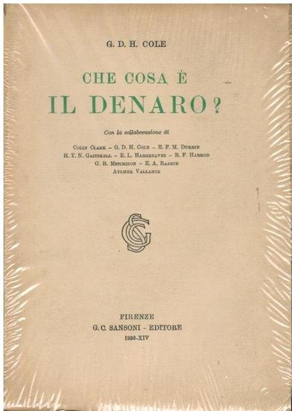 CHE COSA E' IL DENARO?