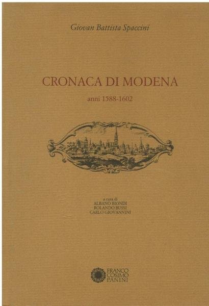 CRONACA DI MODENA. ANNI 1558 - 1602