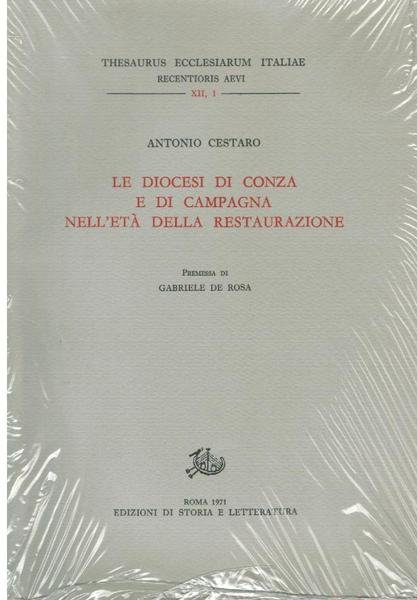 LE DIOCESI DI CONZA E DI CAMPAGNA NELL'ETA' DELLA RESTAURAZIONE