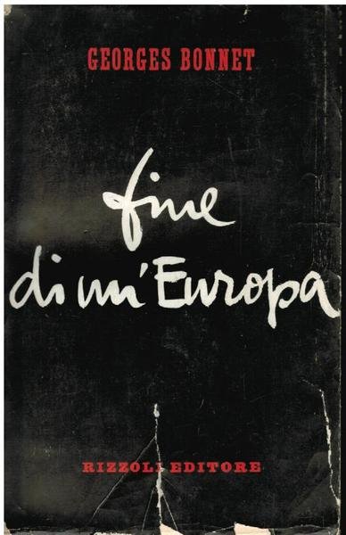 FINE DI UN'EUROPA