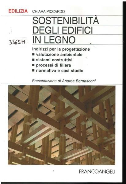 SOSTENIBILITA' DEGLI EDIFICI IN LEGNO