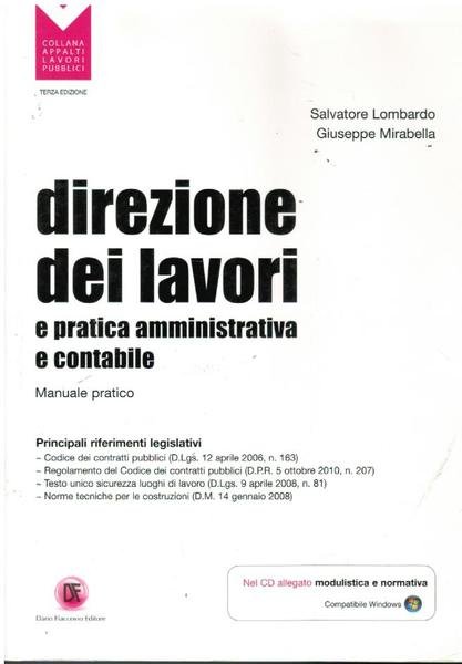 DIREZIONE DEI LAVORI E PRATICA AMMINISTRATIVA CONTABILE