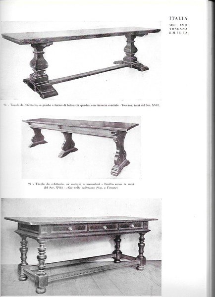 Il mobile d'arte dal '400 all' '800. Italia-Francia-Germania-Austria-Inghilterra-America del Nord