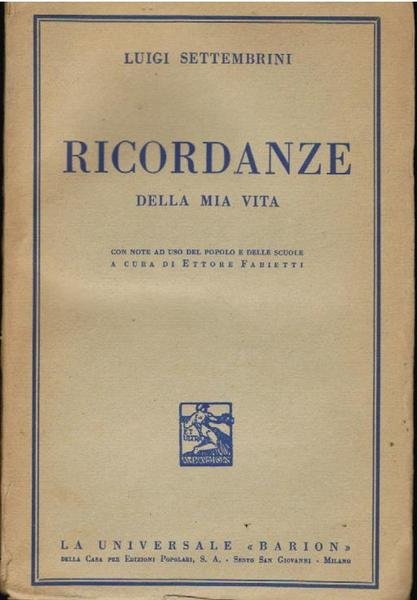Ricordanze della mia vita,