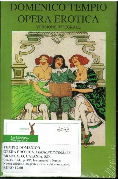 OPERA EROTICA. VERSIONE INTEGRALE