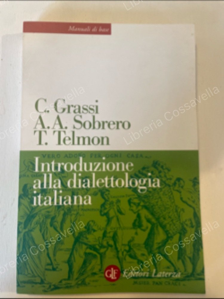 Introduzione alla dialettologia italiana | Immagine principale