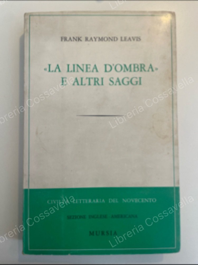 La linea d’ombra e altri saggi | Immagine principale