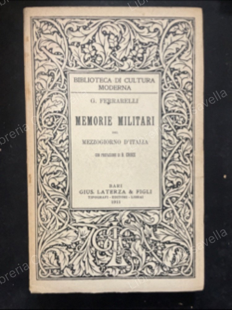 Memorie militari del mezzogiorno d’Italia | Immagine principale