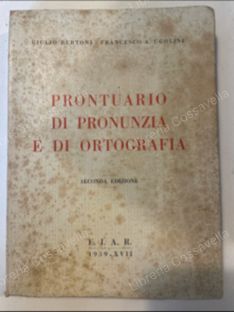 Prontuario di pronunzia e di ortografia | Immagine principale