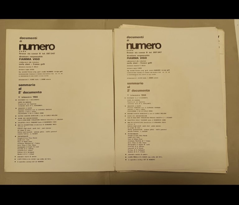 NUMERO N. 2 - Documenti. 1 trimestre 1966. | Immagine Gallery 2