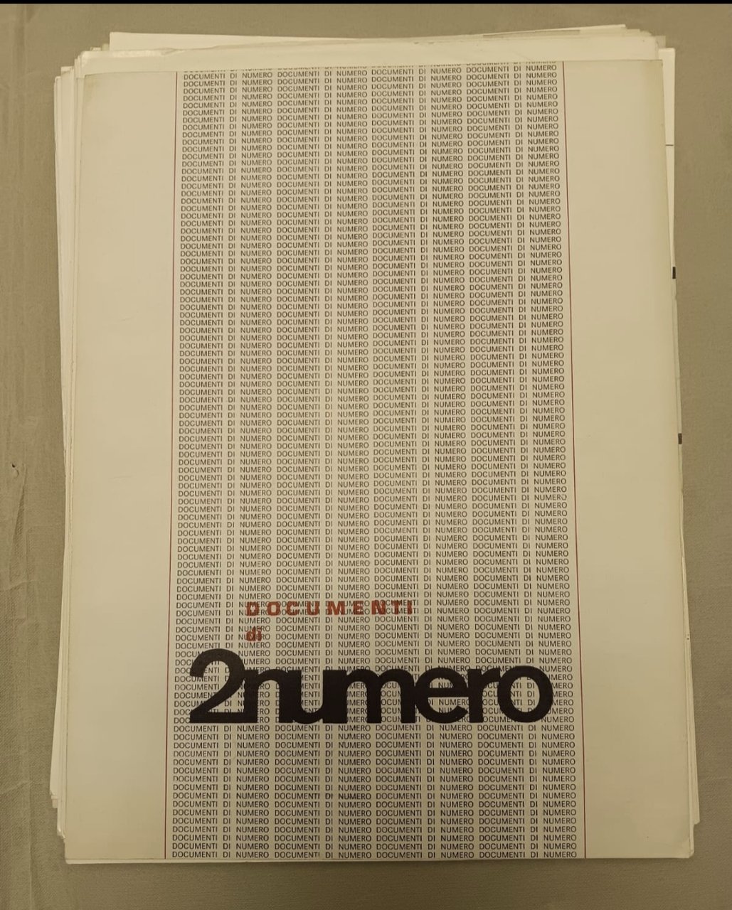 NUMERO N. 2 - Documenti. 1 trimestre 1966. | Immagine principale