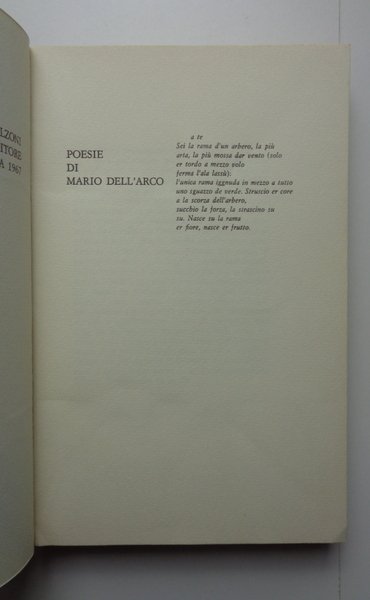 POESIE DI MARIO DELL'ARCO (1942-1967).