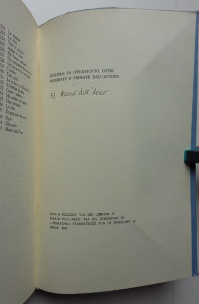 POESIE DI MARIO DELL'ARCO (1942-1967).