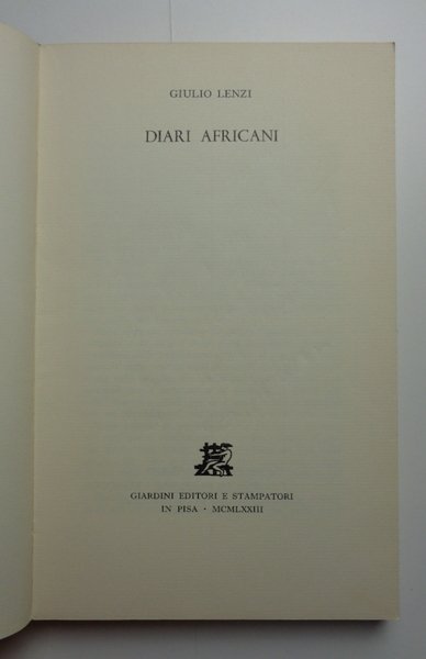 Diari africani