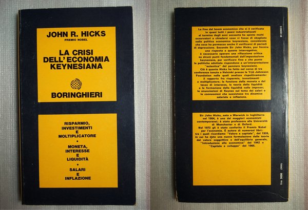 LA CRISI DELL'ECONOMIA KEYNESIANA.