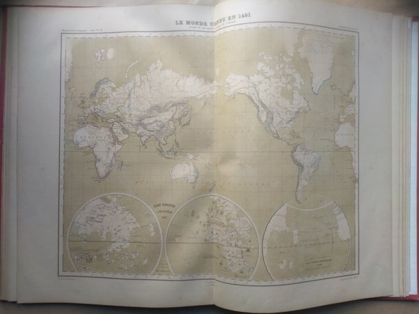 ATLAS DRESSE' POUR L'HISTOIRE DE LA GEOGRAPHIE ET DES DECOUVERTES …