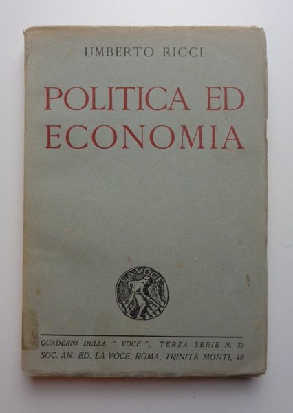 POLITICA ED ECONOMIA.