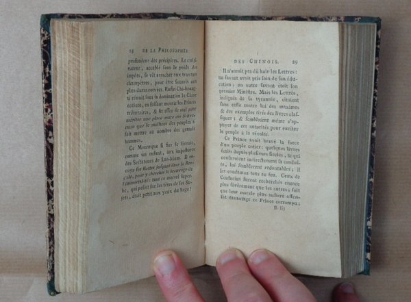 COLLECTION DES MORALISTES ANCIENS. Tome premier: MANUEL D'EPICTETE. Tome second: …