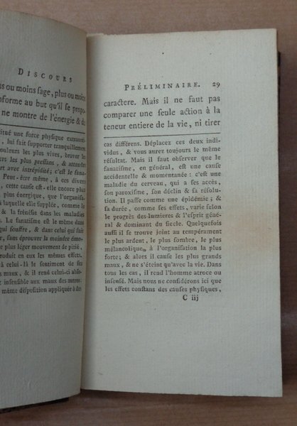 COLLECTION DES MORALISTES ANCIENS. Tome premier: MANUEL D'EPICTETE. Tome second: …