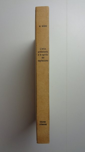 L'etica protestante e lo spirito del capitalismo