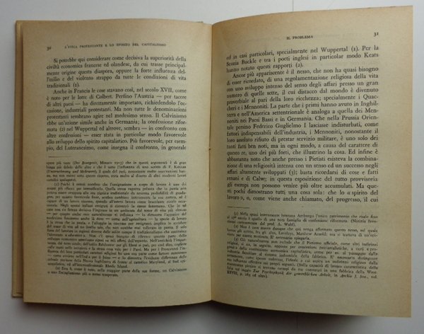L'etica protestante e lo spirito del capitalismo
