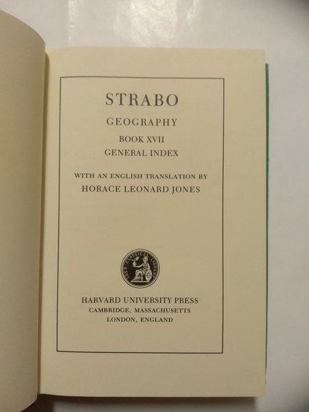 GEOGRAPHY. Book 17. General Index.